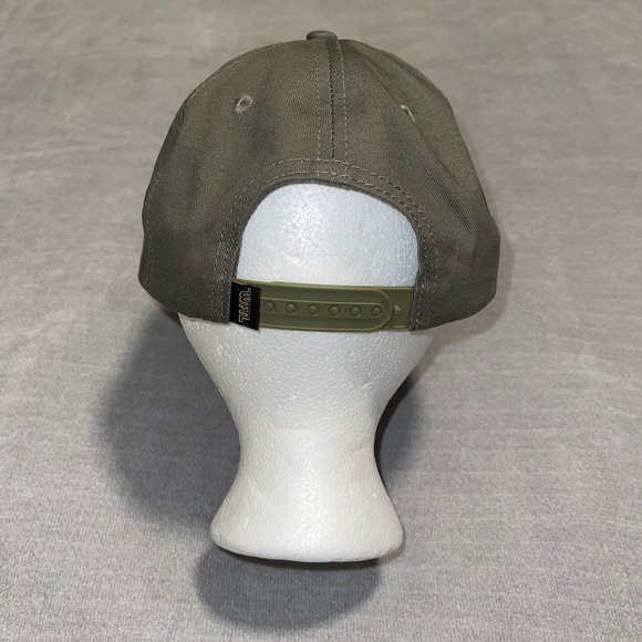 Wild Fly Olive Green Embroidered Patch Baseball Cap Cotton Adjustable Strap OSFM - Picture 2 of 6